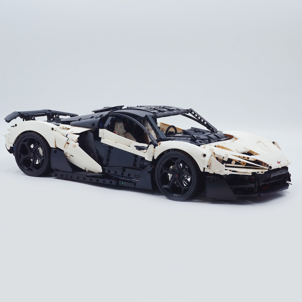Trilumity Motorized Building Block Set: 1:8 The Ultimate British Woking Hypercar | White Custom Edition | Shipped in Original Gift Box (4200+-Piece)