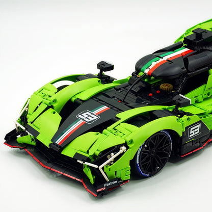 Trilumity Motorized Building Block Set: 1:8 The Ultimate LMDh Hybrid Prototype | 2024 Endurance (3771-Piece)
