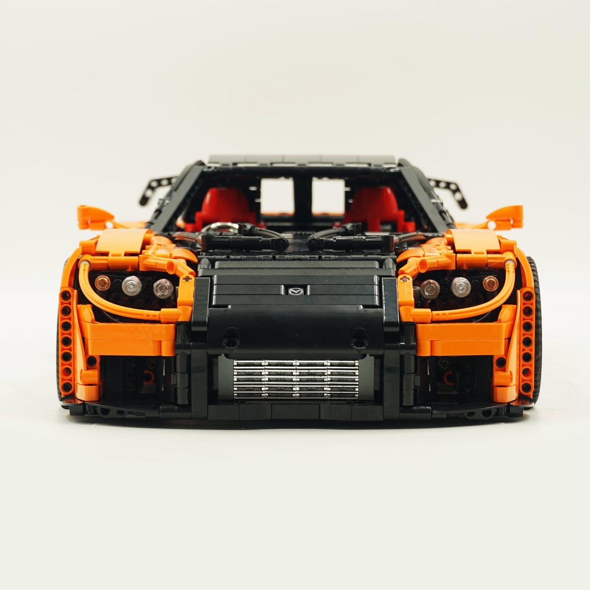 Trilumity Building Block Set: 1: 8 Mazda Rx-7 with Remote Control, Front and Rear Lights, All Printed Exterior Parts Without Stickers (3305-Piece)