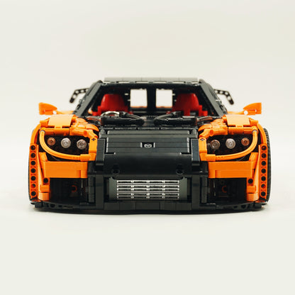 Trilumity Building Block Set: 1: 8 Mazda Rx-7 with Remote Control, Front and Rear Lights, All Printed Exterior Parts Without Stickers (3305-Piece)