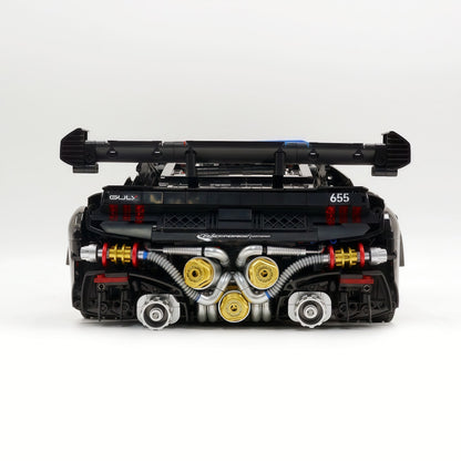 Trilumity Building Block Set: 1:8 American Muscle Police Car Pearlescent Black Limited Edition | The Ultimate RC Collector’s Item (3975-Piece)