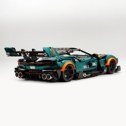 Trilumity Building Block Set: 1:8 Aston Martin Vulcan | British Racing Icon | 3794+-Piece