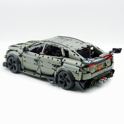 Trilumity Motorized Building Block Set: 1:8 The Ultimate Italian Super Suv | Remote Controlled | Grey Plating Limited Edition- 3223Piece