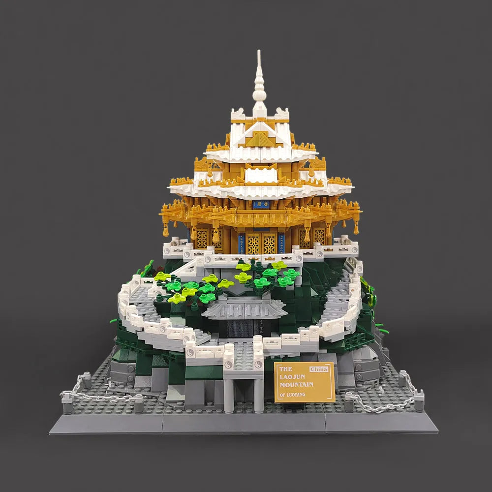 Wange Building Block Set: Famous China LAOJUN Mountain, Model 6234
