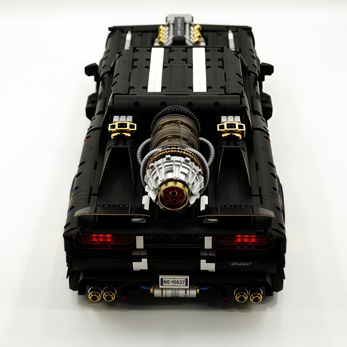 Trilumity Motorized Building Block Set: 1: 8 Dodge Challenger with Remote Control (3751-Piece)