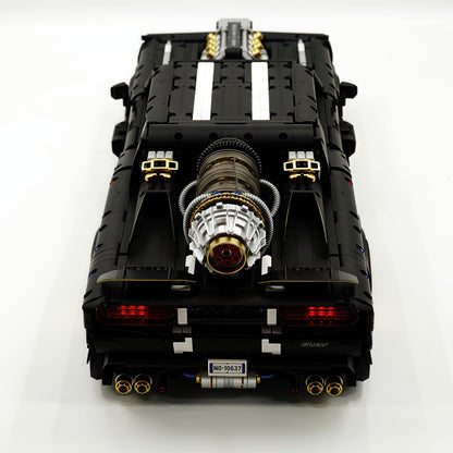 Trilumity Motorized Building Block Set: 1: 8 Dodge Challenger with Remote Control (3751-Piece)
