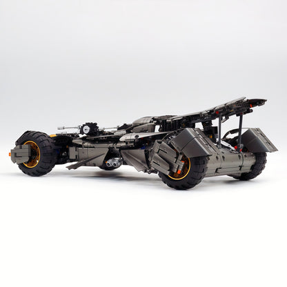 Trilumity Motorized Building Block Set: 1:8 Superhero Batman Car Set | Gun Gray Metallic Edition (2851-Piece)