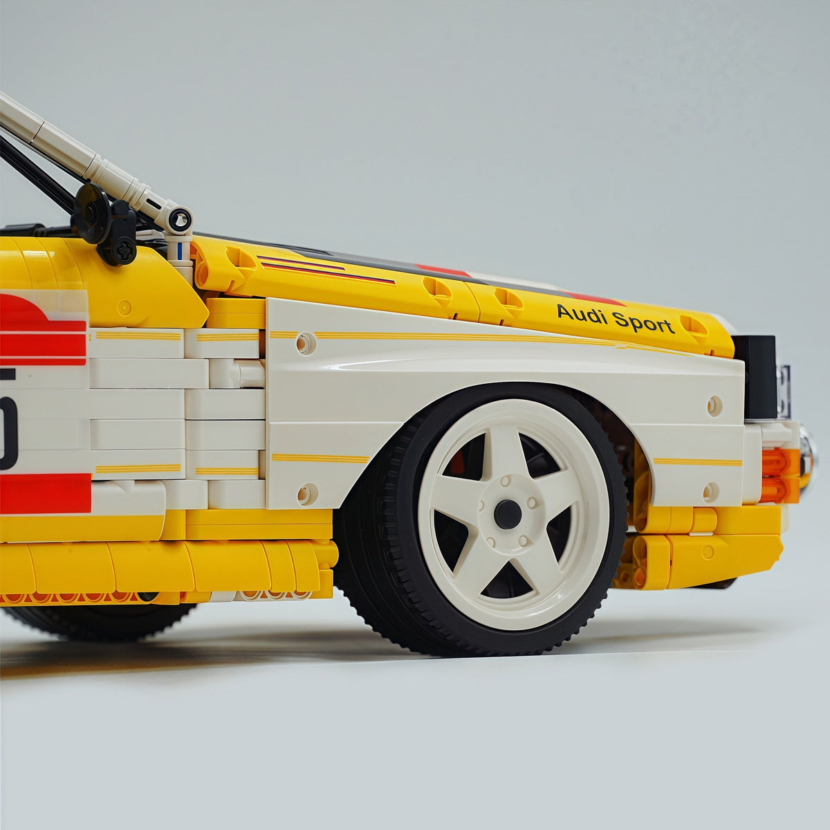 Trilumity Building Block Set: 1: 8 Audi Rally Quattro S1 Group B 1984, Genuine Authorization (3887+Piece)