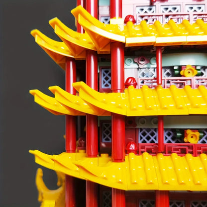 Wange Building Block Set: China Yellow Crane Tower 6214