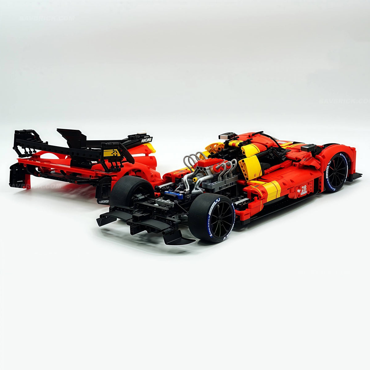 Trilumity Building Block Set: 1:8 The Ultimate Le Mans Hy Hypercar | 2024 Le Mans Endurance Champion (3350-Piece)