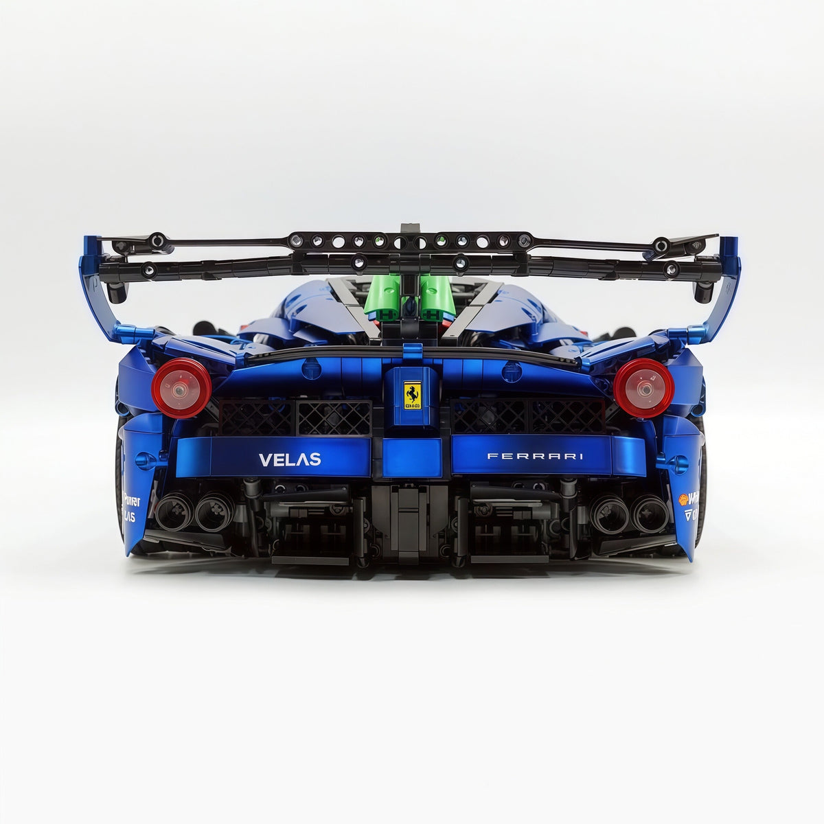Trilumity Motorized Building Block Set: 1:8 The Ultimate Italian Hybrid Hypercar Evo | Matte Sapphire Blue Custom Edition (4058Piece)