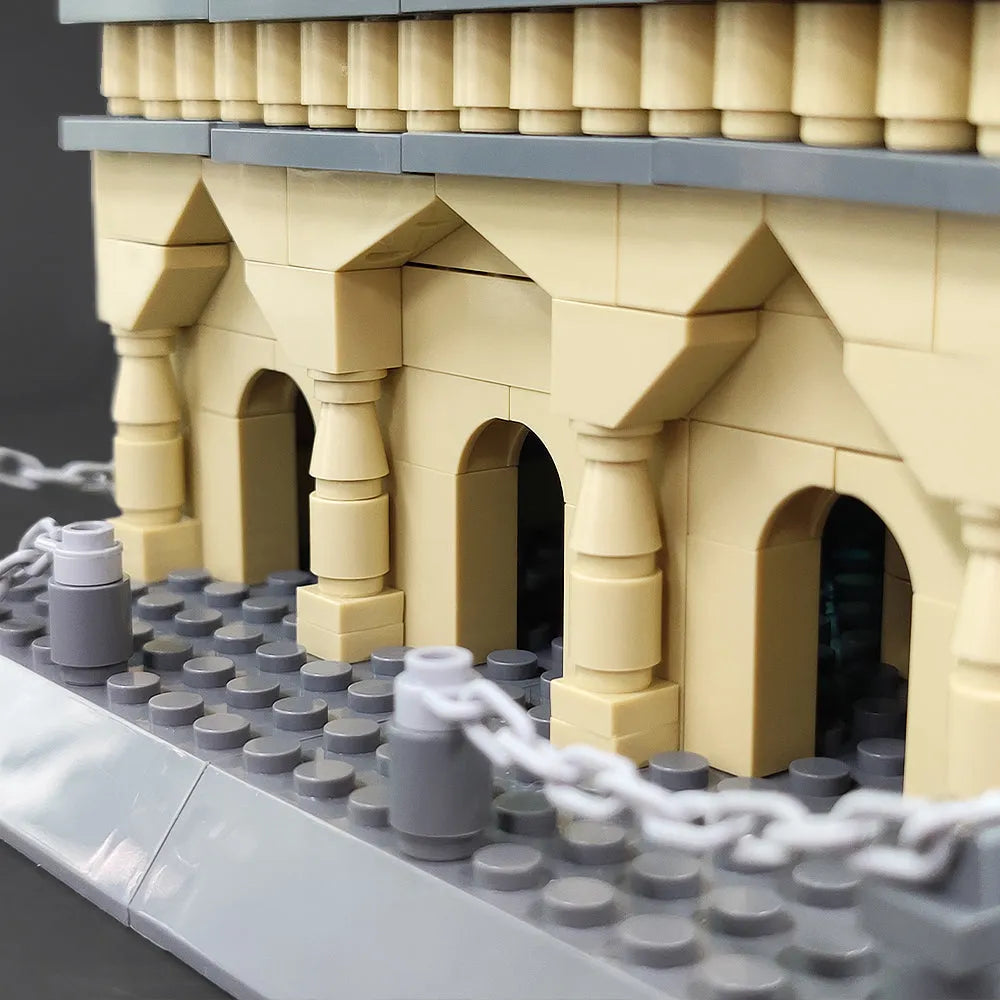 Wange MOC Building Block Set: Paris Notre Dame Cathedral, Model 5210