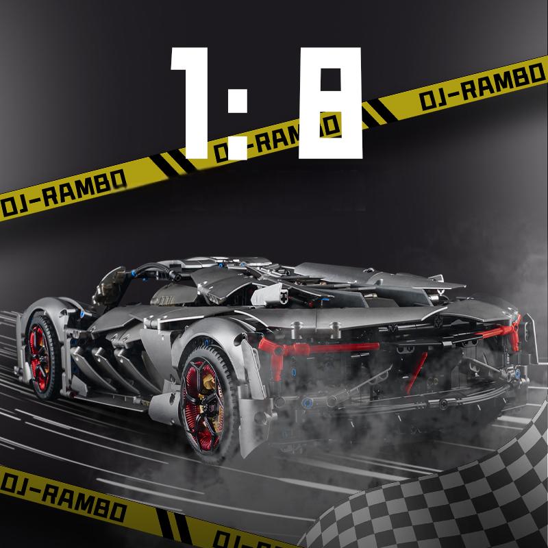 Trilumity Building Block Set: 1: 8 Lamborghini Terzo Millennio (3358-Piece)