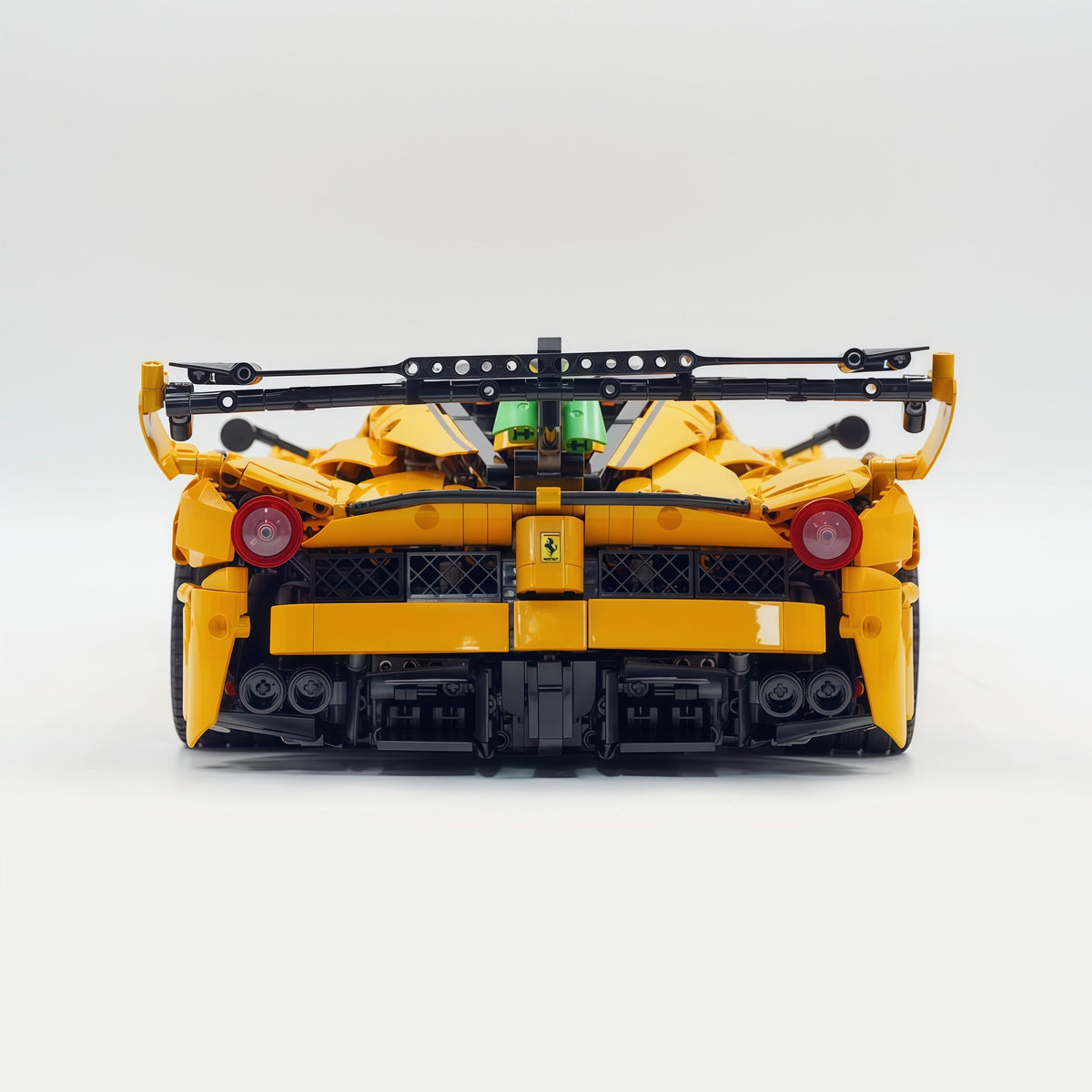 Trilumity Motorized Building Block Set: 1:8 The Ultimate Italian Hybrid Hypercar Evo | Baked Enamel Yellow Paint Italian Flagship (4058+-Piece)
