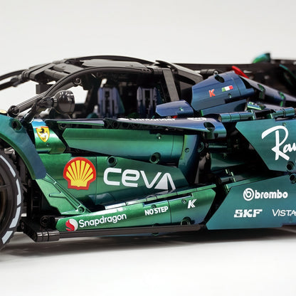 Trilumity Motorized Building Block Set: 1:8 The Ultimate Italian Hybrid Hypercar Evo | Chameleon Metallic Paint Italian Flagship (4058+-Piece)