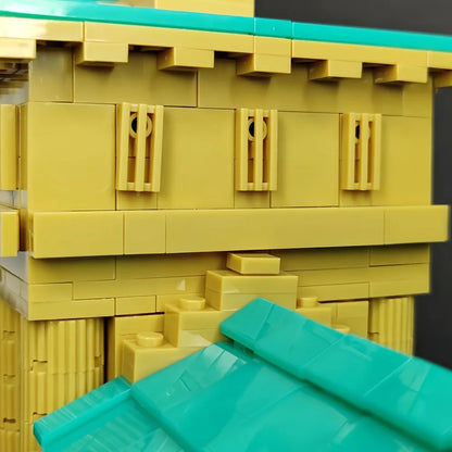 Wange MOC Building Block Set: Berlin Brandenburg Gate, Model 6211