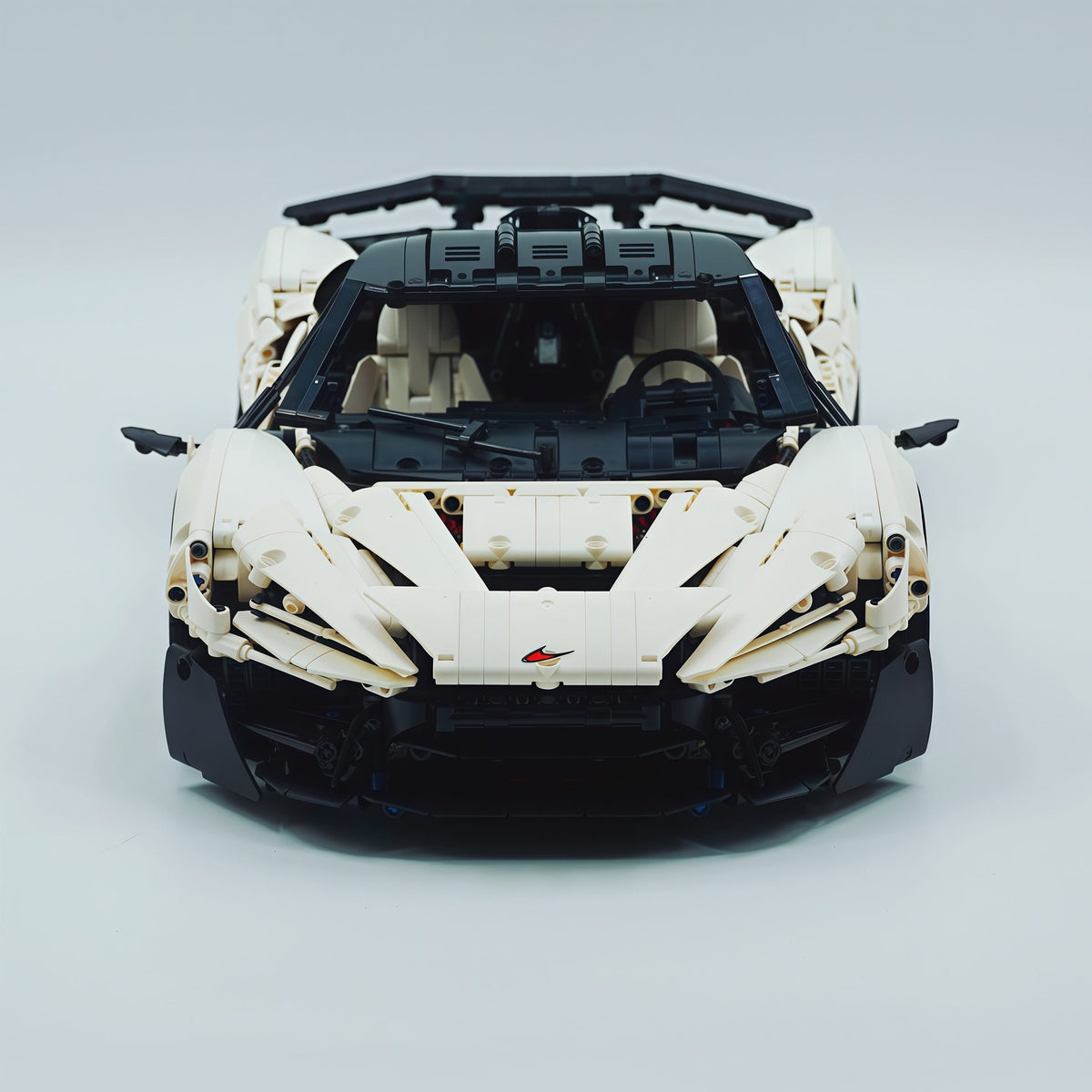 Trilumity Motorized Building Block Set: 1:8 The Ultimate British Woking Hypercar | White Custom Edition | Shipped in Original Gift Box (4200+-Piece)