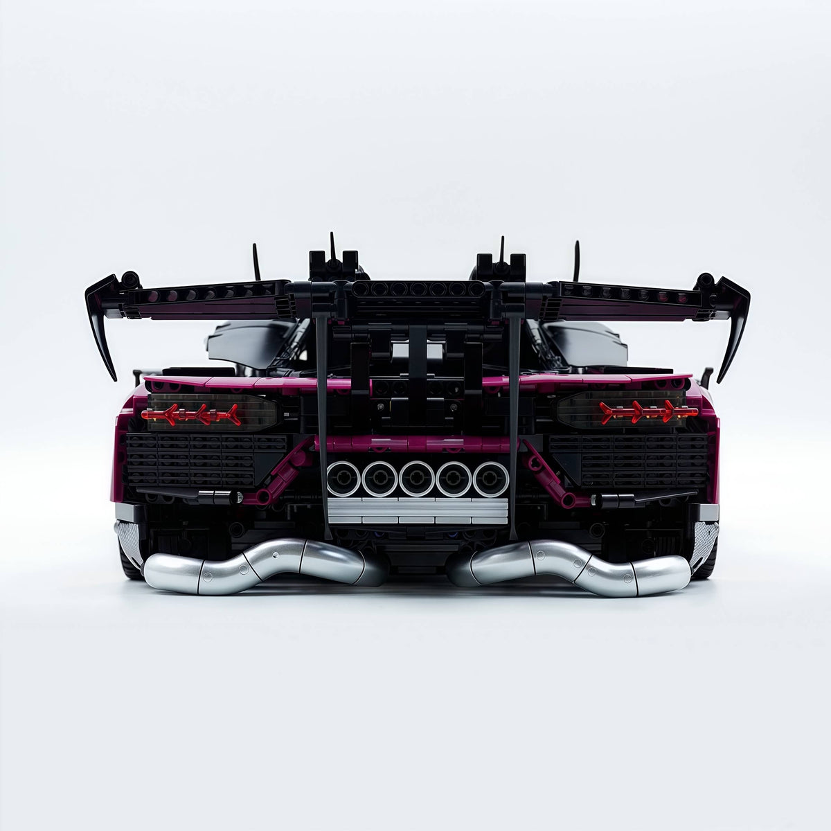 Trilumity Motorized Building Block Set: The Ultimate Turbocharged Italian Bull Jota V12 Hypercar (3950-Piece)