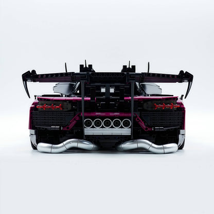 Trilumity Motorized Building Block Set: The Ultimate Turbocharged Italian Bull Jota V12 Hypercar (3950-Piece)