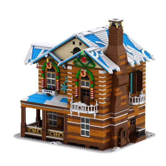 Mould King MOC Building Block Set: Christmas House, Model K16011