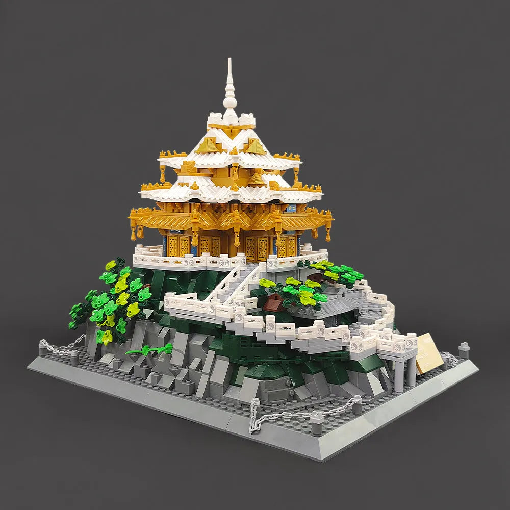 Wange Building Block Set: Famous China LAOJUN Mountain, Model 6234