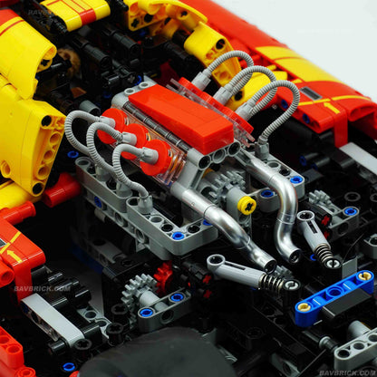 Trilumity Building Block Set: 1:8 The Ultimate Le Mans Hy Hypercar | 2024 Le Mans Endurance Champion (3350-Piece)