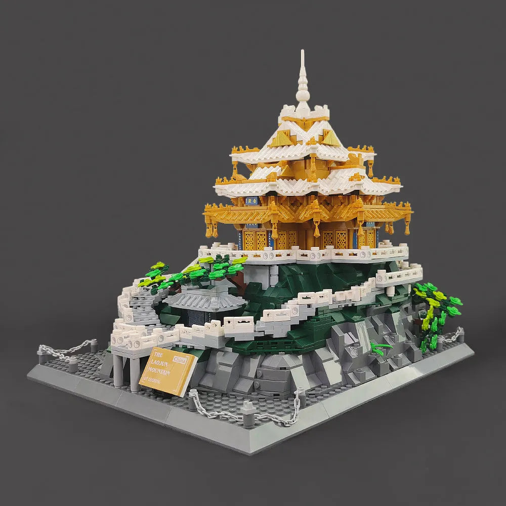 Wange Building Block Set: Famous China LAOJUN Mountain, Model 6234