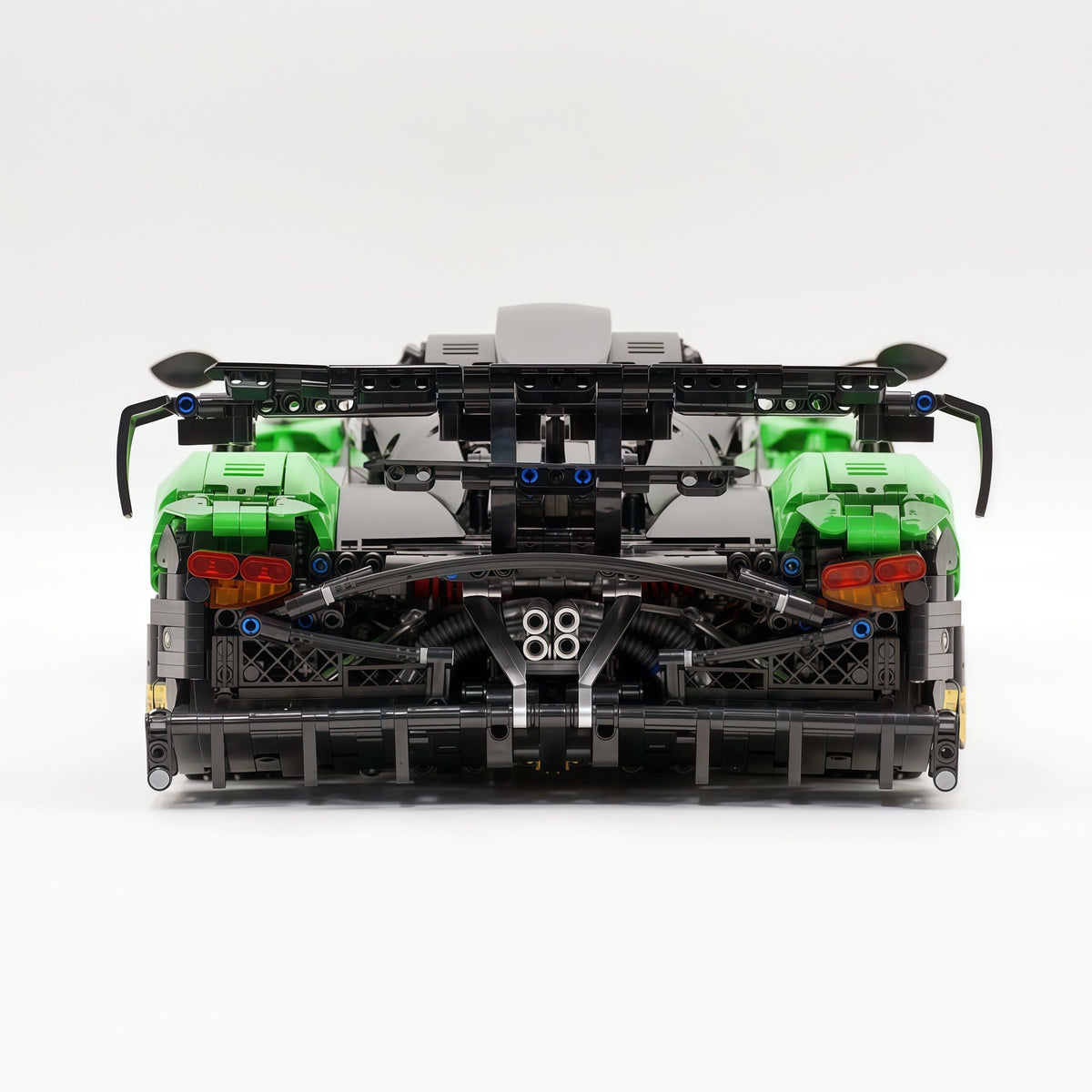 Trilumity Building Block Set: 1:8 Pagani Zonda R | Pearl Green Paint Italian Hypercar (3300+-Piece)