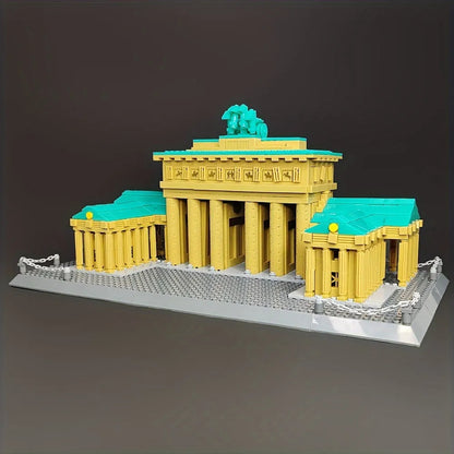 Wange MOC Building Block Set: Berlin Brandenburg Gate, Model 6211