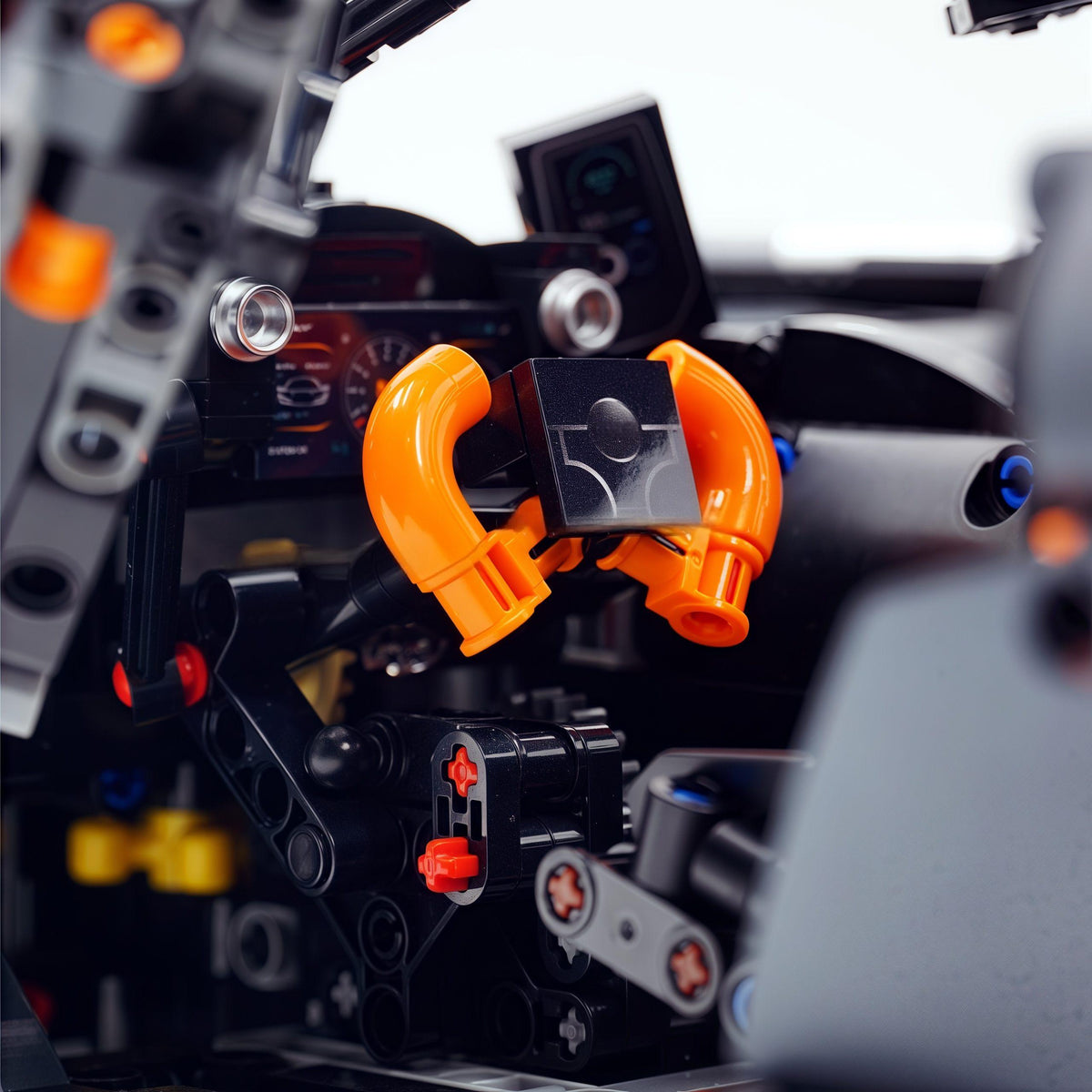 Trilumity Motorized Building Block Set: 1:8 McLaren Senna Black Knight Hypercar Limited Edition (3803-Piece)
