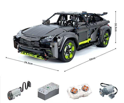 Trilumity Lamborghini URUS SUV, Collector's Edition Building Block Set, 1:8 Scale, Remote Control, 3,251-Piece