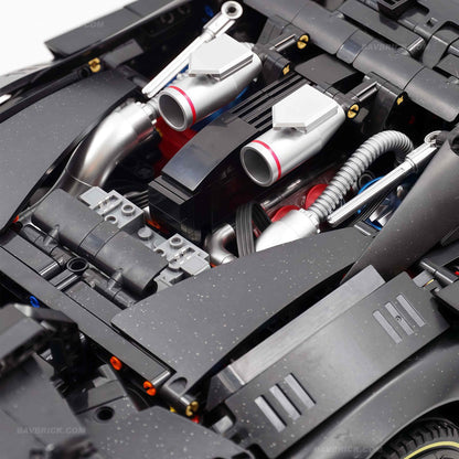 Trilumity Motorized Building Block Set: 1:8 The Ultimate Track-Built Ferrari 296 Supercar (3729-Piece)