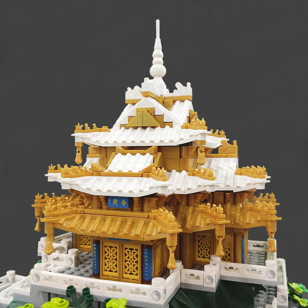 Wange Building Block Set: Famous China LAOJUN Mountain, Model 6234