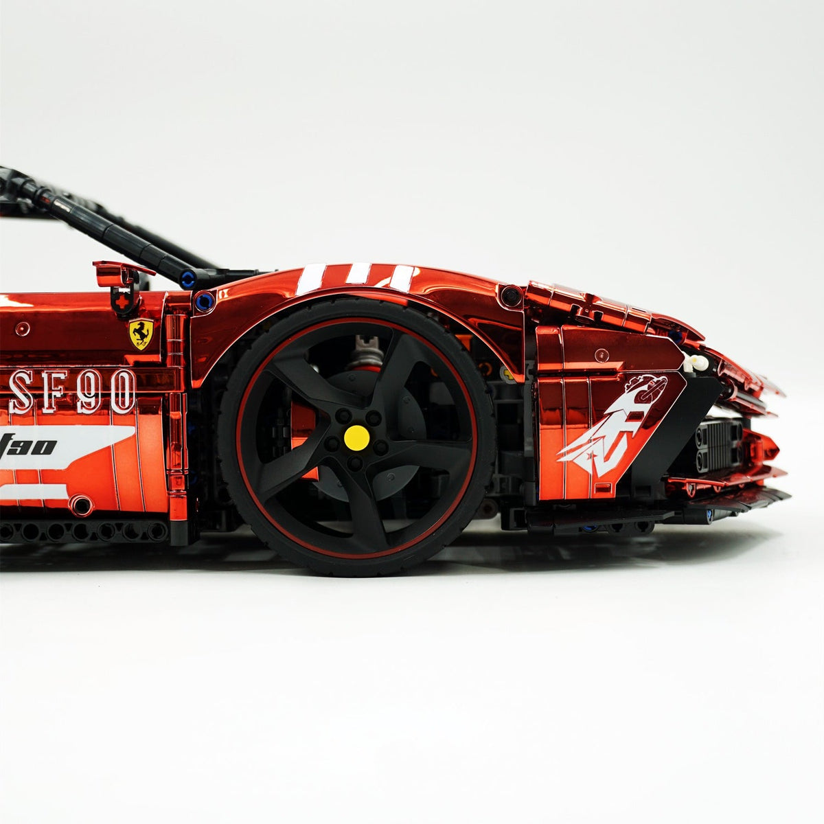 Trilumity Motorized Building Block Set: 1:8 Xx Track Hybrid Red Plating Limited Color, The Ultimate Supercar, More Than 12 Features