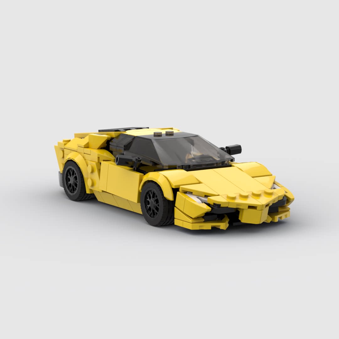 Trilumity MOC Building Block Set: 1:24 Supercar (300+-Piece) | MOC Building Set