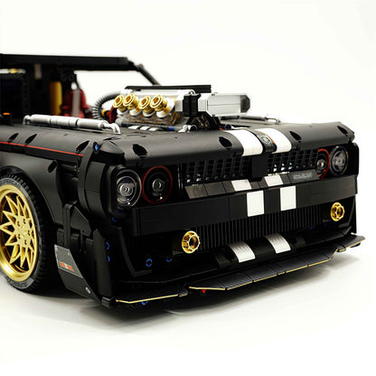 Trilumity Motorized Building Block Set: 1: 8 Dodge Challenger with Remote Control (3751-Piece)