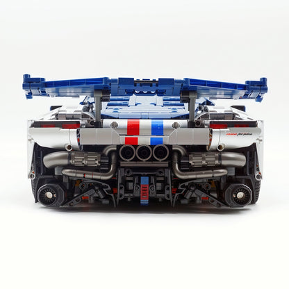 Trilumity Building Block Set: 1:8 The Ultimate 2025 Hybrid Hypercar | Remote Controlled V6 Prancing Horse Hypercar | Silver Limited Edition