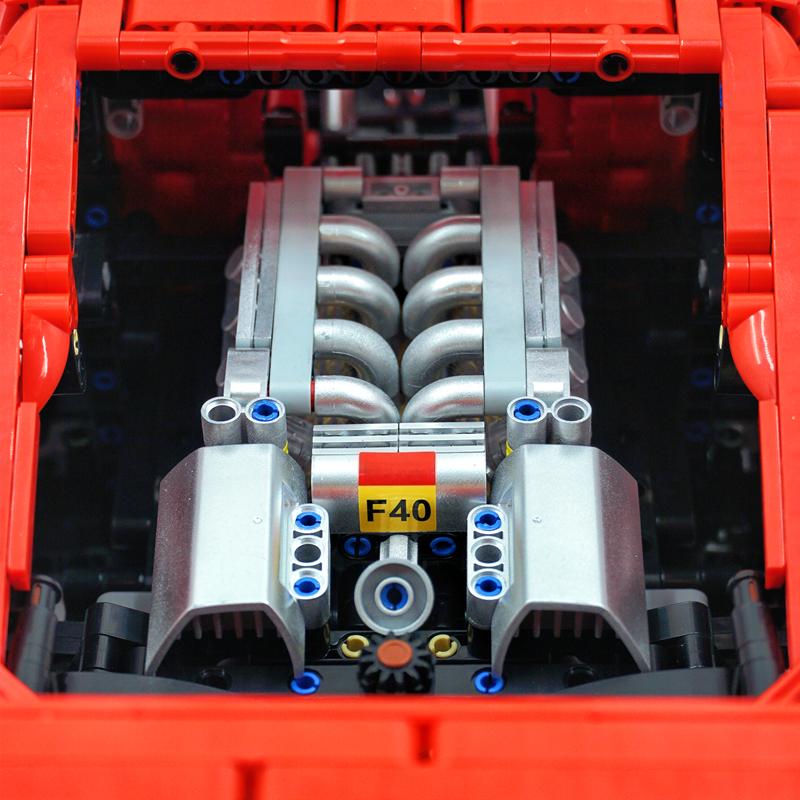 Trilumity Building Block Set: 1:8 The Ultimate 80s Turbo Icon Supercar (4026-Piece)