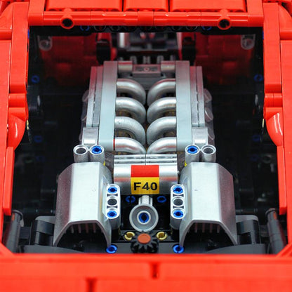 Trilumity Building Block Set: 1:8 The Ultimate 80s Turbo Icon Supercar (4026-Piece)