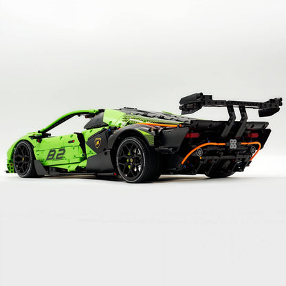 Trilumity Building Block Set: 1: 8 The Ultimate Italian Track-Only V12 Hypercar (4100+Piece)