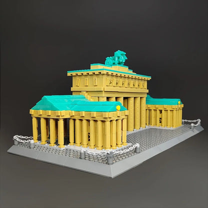 Wange MOC Building Block Set: Berlin Brandenburg Gate, Model 6211