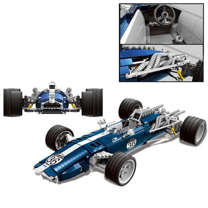 Trilumity Blue Sonic F1 Building Block Set, 1,758-Piece