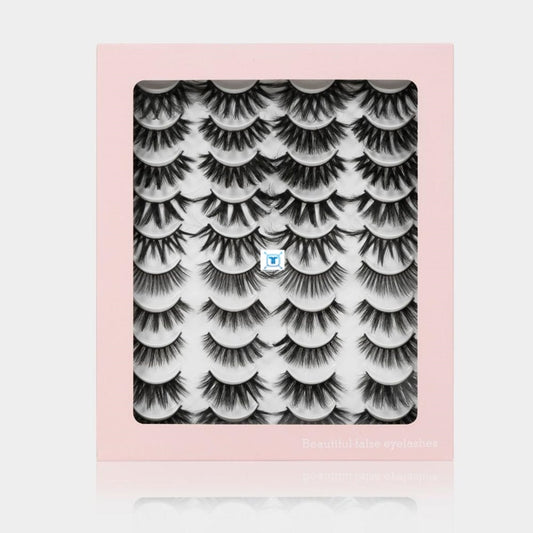 Trilumity Wispy false lashes in Black, lashes shown in the tray