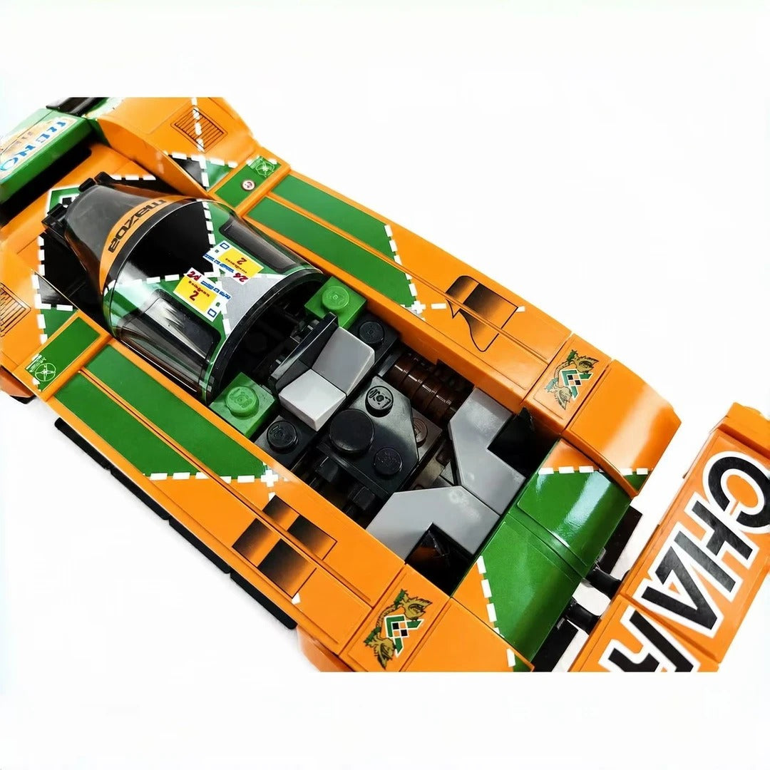 Trilumity Building Block Set: Mazda 787B 1991 Le Mans Rally | Includes a Complete Set of Stickers| 261-Piece