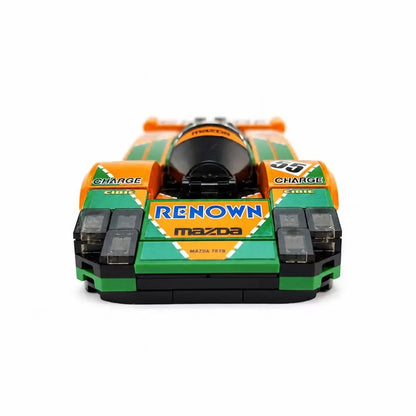 Trilumity Building Block Set: Mazda 787B 1991 Le Mans Rally | Includes a Complete Set of Stickers| 261-Piece