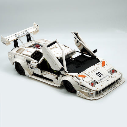 Trilumity Building Block Set: 1:8 Lamborghini Countach Lp5000 Building Set (3970+-Piece)