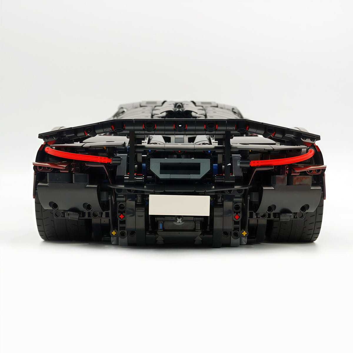 Trilumity Motorized Building Block Set: 1:8 The Ultimate British Woking Hypercar | Black & Red Chameleon Paint Edition | Shipped in Original Gift Box