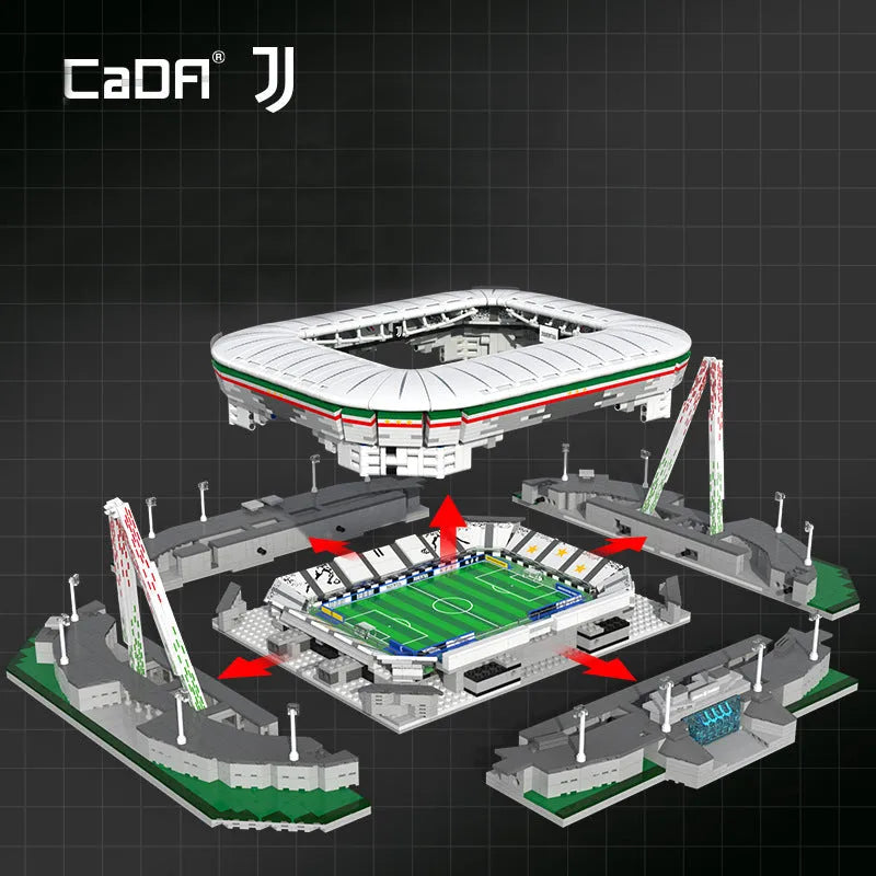 Cada MOC Building Block Set: Juventus Allianz Stadium, Model C66021
