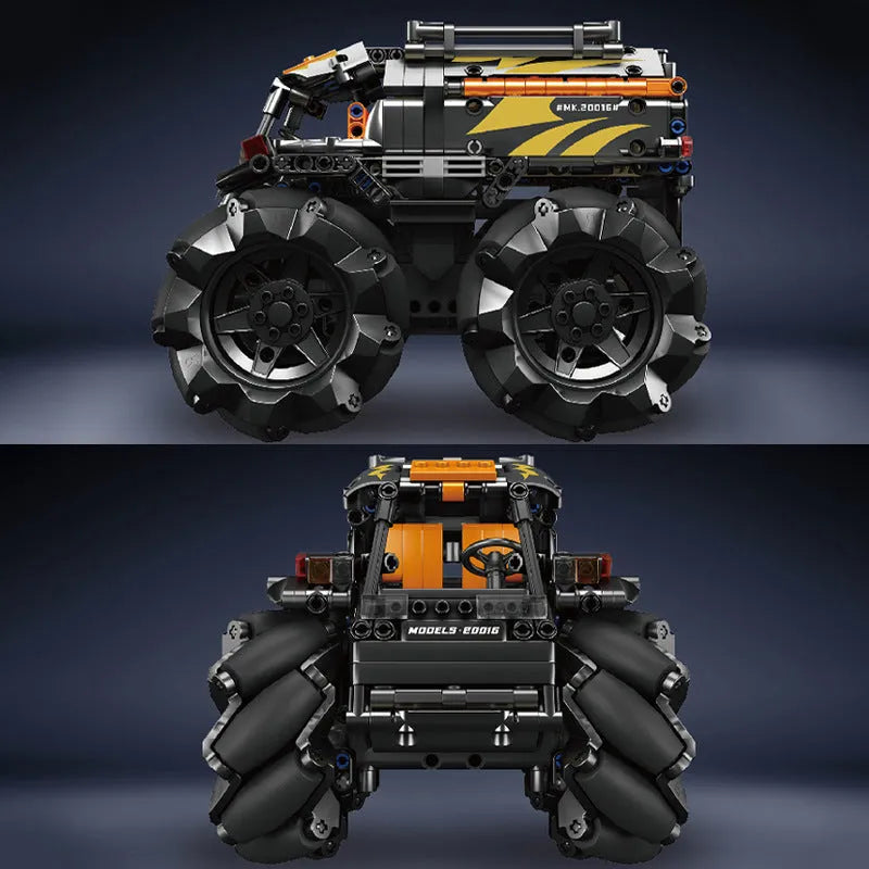 Mould King MOC Building Block Set: RC Motorized Off Road ATV, Model K20017
