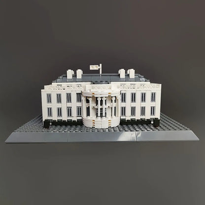 Wange MOC Building Block Set: 7018 White House Skyline, Model 4214
